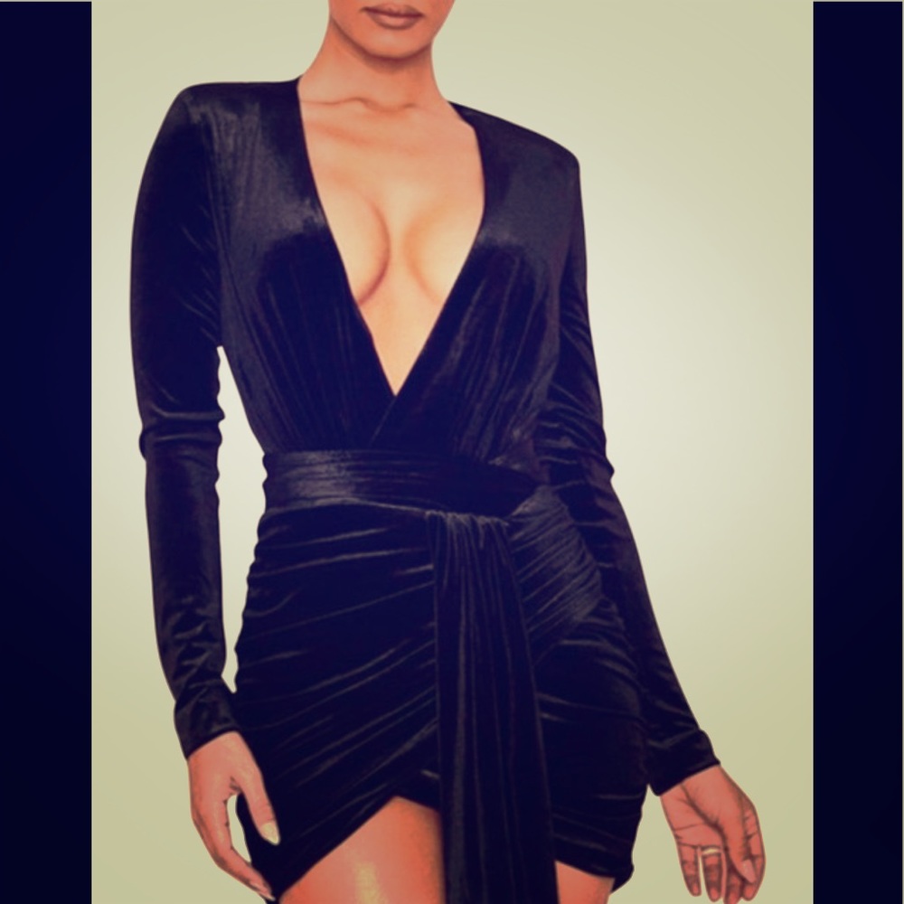 House of CB Black Farrah Night Out Dress